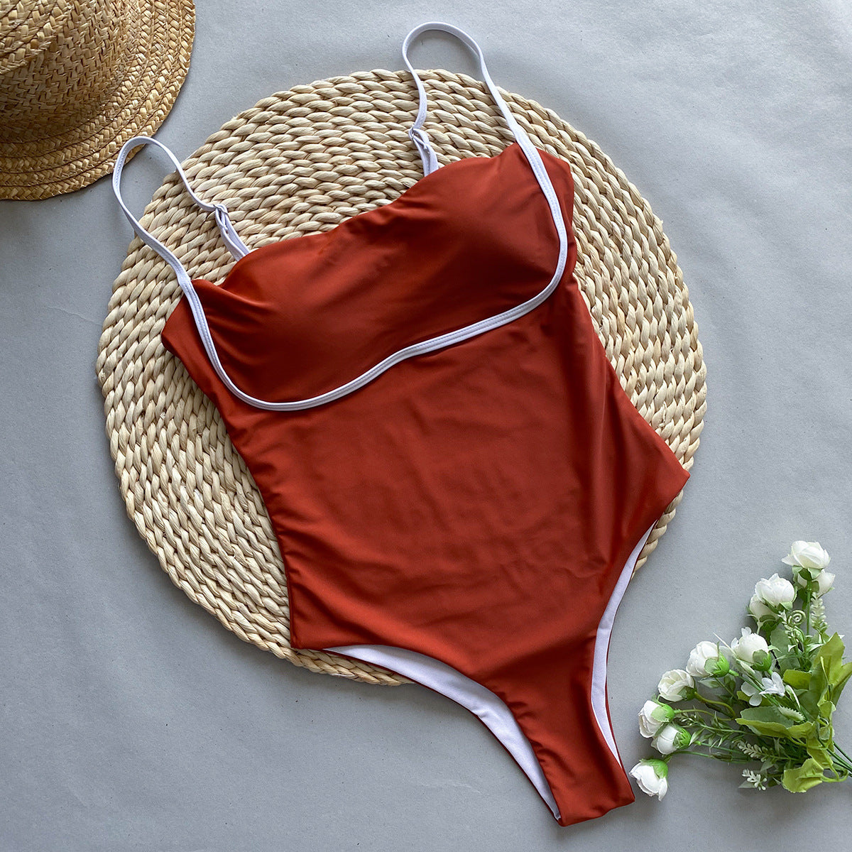 Salma Patchwork One-Piece Swimsuit - Be Juliet