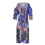 V Neck Summer Tie Dye Dresses - Be Juliet