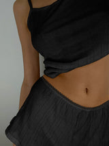 Square Neck Cami and Shorts Set - Be Juliet