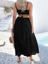 Devine Tie Back Cami Midi Dress - Be Juliet