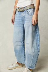 Cora Wide Leg Jeans with Pockets - Be Juliet