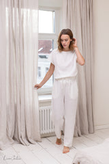 Juliette Linen Pajama Set