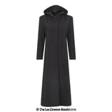 Oversized Wool Blend Hooded Long Coat - Be Juliet