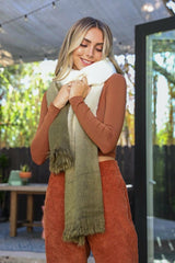 Silky Wool Ombre Scarf - Be Juliet