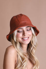 Vegan Leather Bucket Hat - Be Juliet