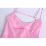 Pink Me Satin Dress - Be Juliet