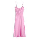 Pink Me Satin Dress