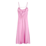 Pink Me Satin Dress - Be Juliet