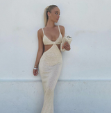 Clover Cutout Maxi Dress - Be Juliet