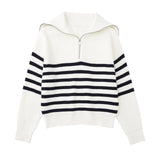 Striped Knitted Sweater - Be Juliet