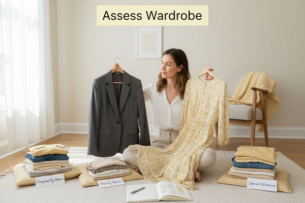 assess wardrobe process