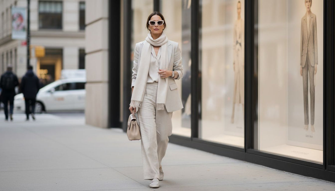 monochrome outfit city