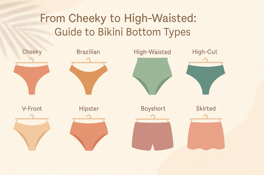 Types of Bikini Bottoms Explained: Cheeky, High-Waisted, Brazilian & More