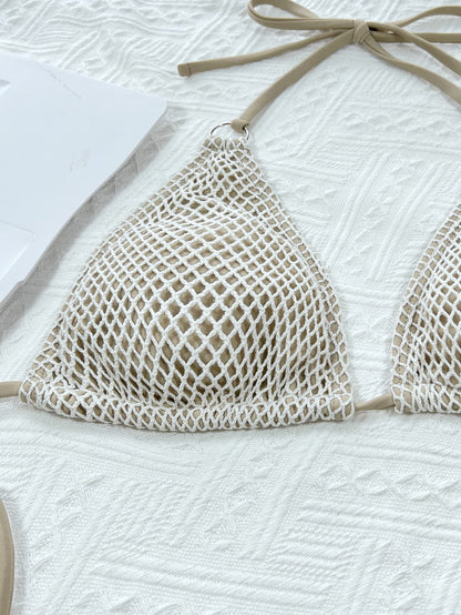 Shannon Halter Neck Tie Back Bikini Set - Be Juliet
