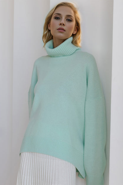 Basic Bae Turtleneck Long Sleeve Sweater - Be Juliet