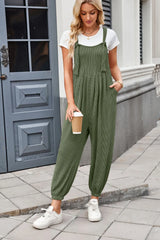 Lovelet Knotted Strap Overalls with Pockets - Be Juliet