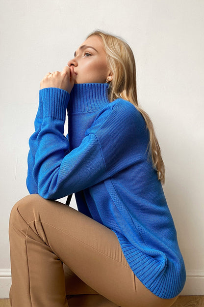 Basic Bae Turtleneck Long Sleeve Sweater - Be Juliet