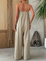 Sleeveless Wide Leg Jumpsuit - Be Juliet