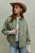 Renée Vintage-Washed Twill Shacket - Be Juliet