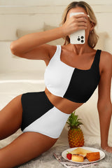 Esme Colorblock Square Neck Bikini