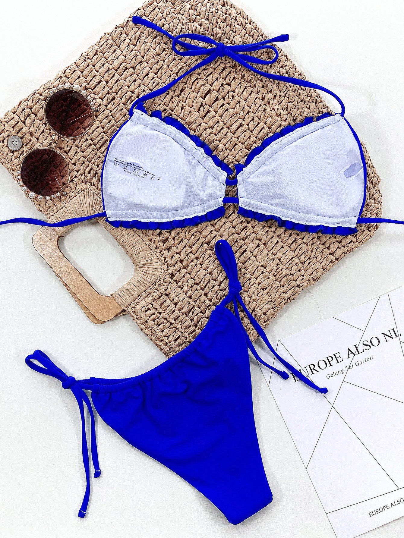 Frill Trill Halter Neck Bikini - Be Juliet