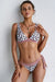 Léa Leopard Bikini - Khaki, front thumbnail overview, full leopard set silhouette - Be Juliet