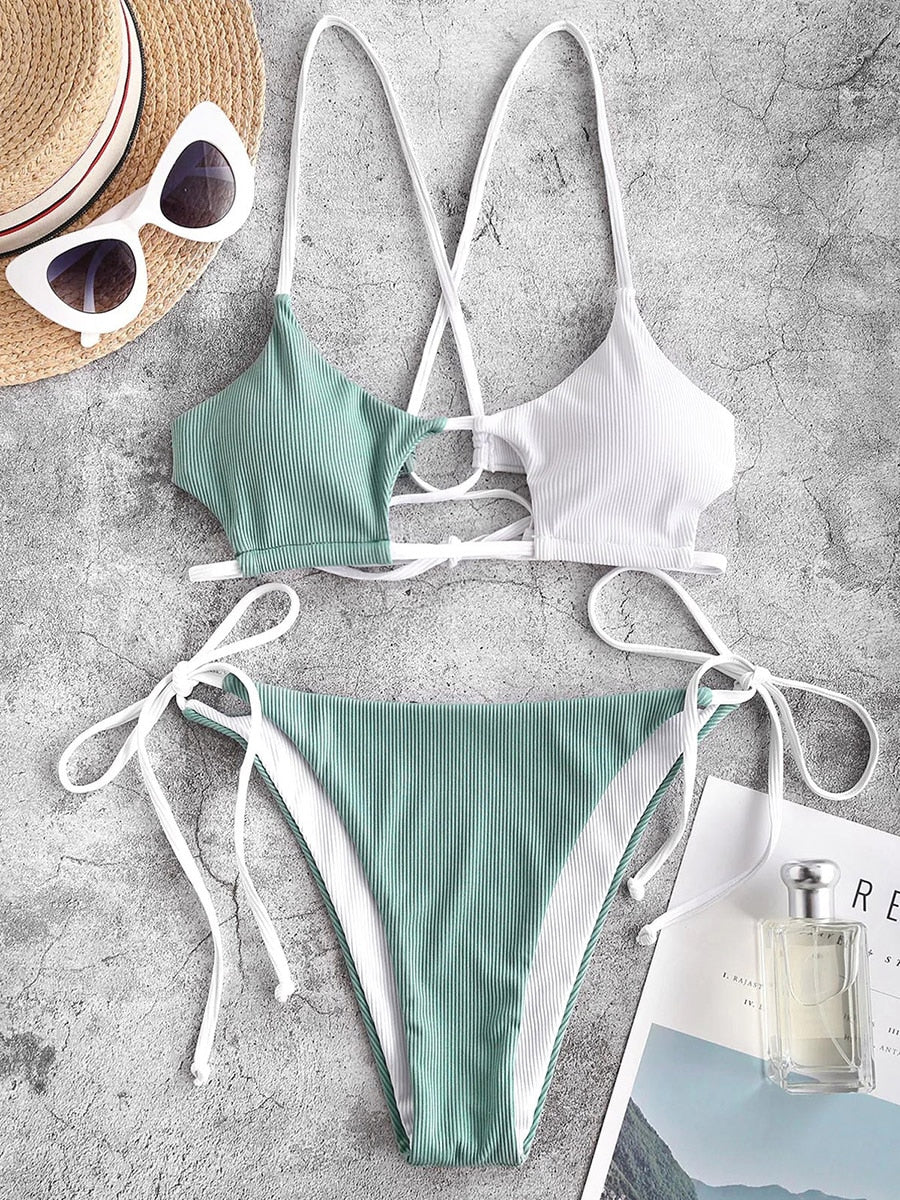 2023 String Bikini Women Brazilian Swimsuit Sexy Push Up Swimwear