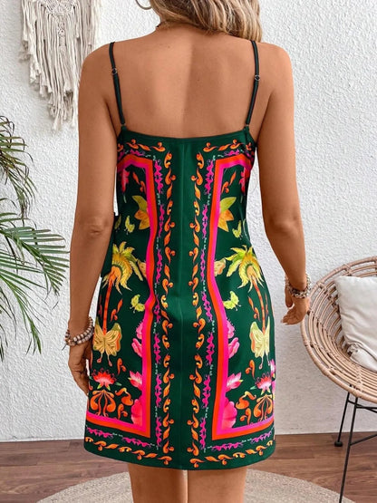 Colette Wrap Mini Dress – Vintage Floral - Be Juliet