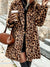 Leopard Print Faux Fur Longline Coat - Be Juliet