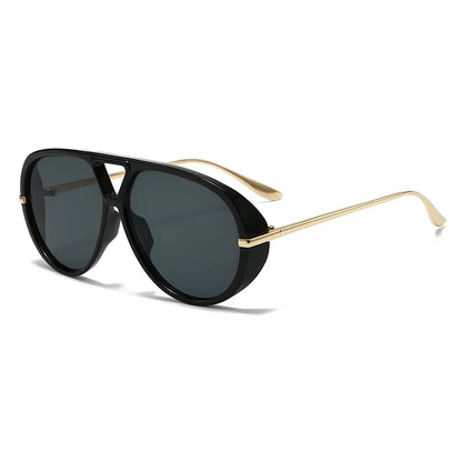 Aviator Fashion Sunglasses with Yellow Tinted Lenses - Be Juliet