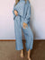 Loose Textured Top and Pants Set - Be Juliet
