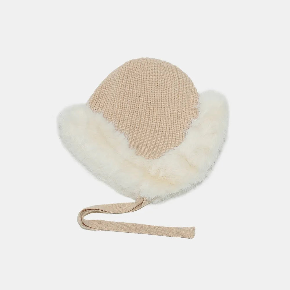 Thermal Tied Fuzzy Winter Hat - Be Juliet