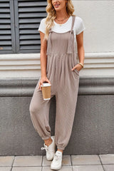 Lovelet Knotted Strap Overalls with Pockets - Be Juliet