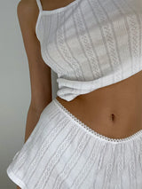 Square Neck Cami and Shorts Set - Be Juliet