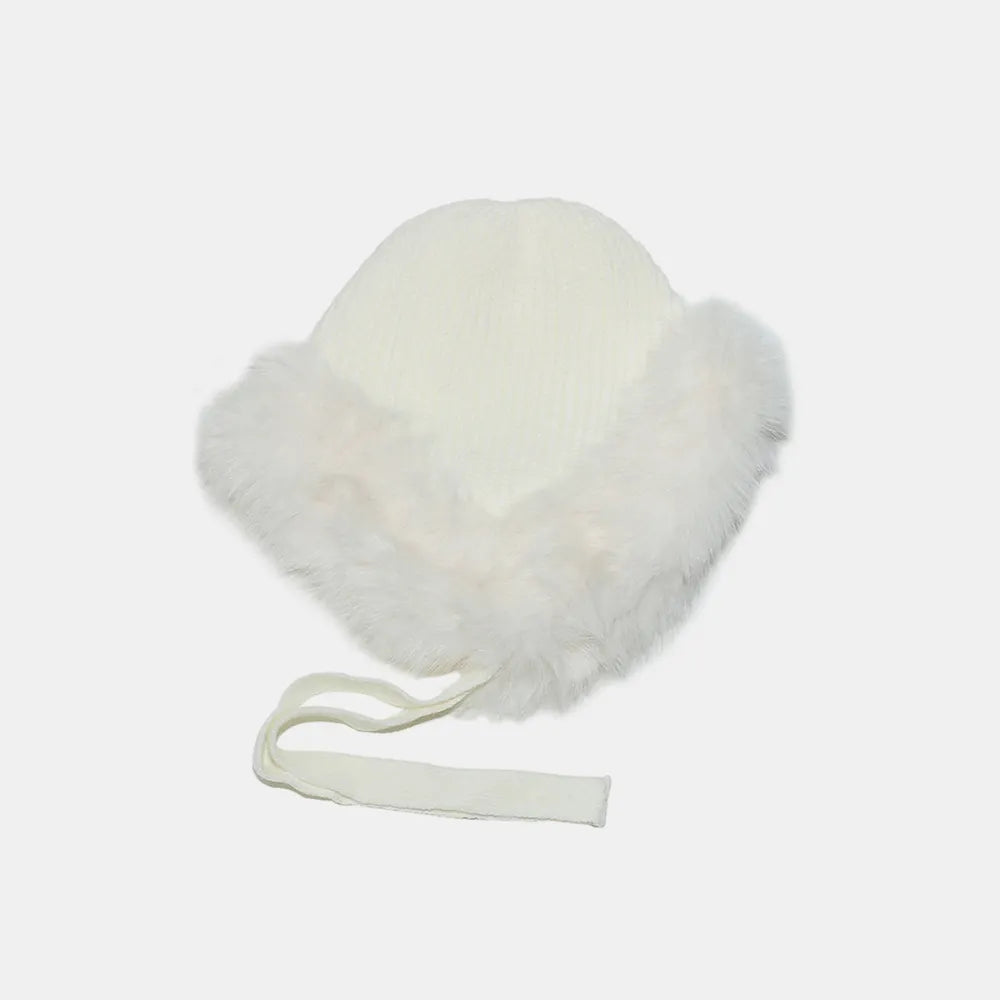 Thermal Tied Fuzzy Winter Hat - Be Juliet