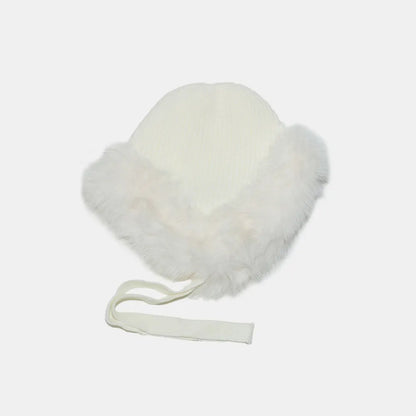 Thermal Tied Fuzzy Winter Hat - Be Juliet