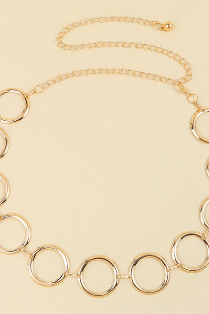Circle Ring Chain Belt - Be Juliet