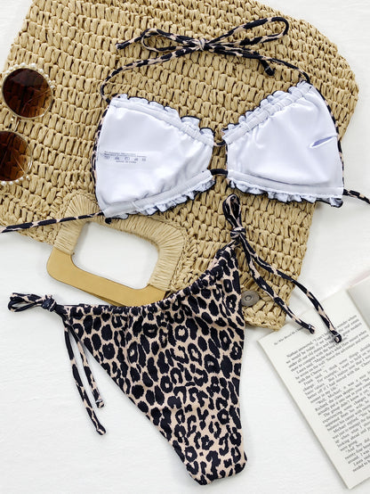 Frill Trill Halter Neck Bikini - Be Juliet