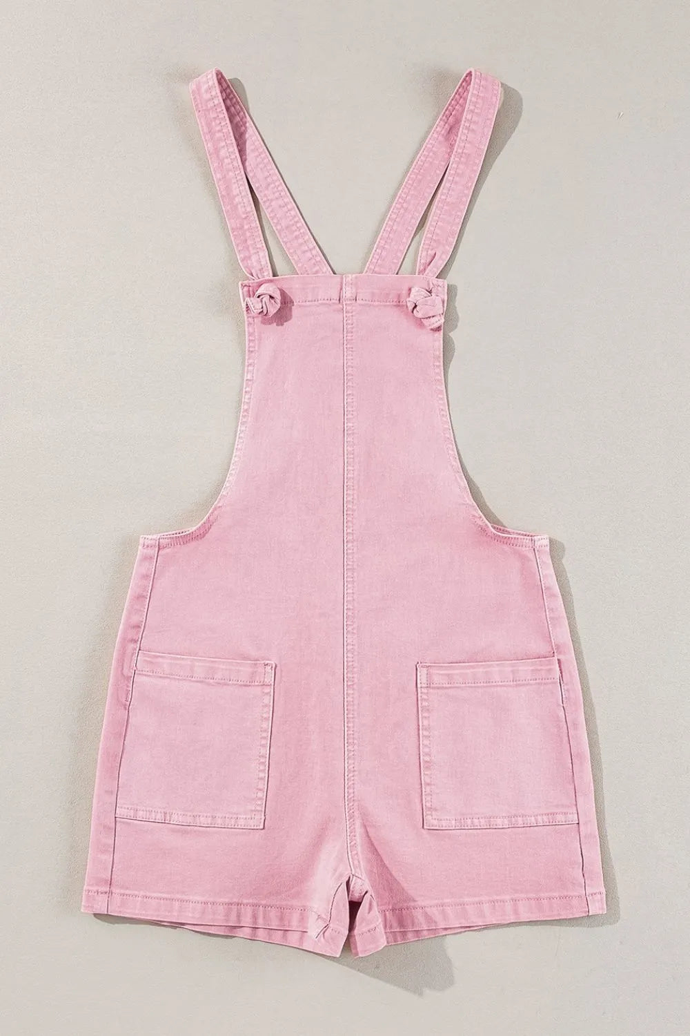 Dani Knot-Strap Denim Overalls - Be Juliet