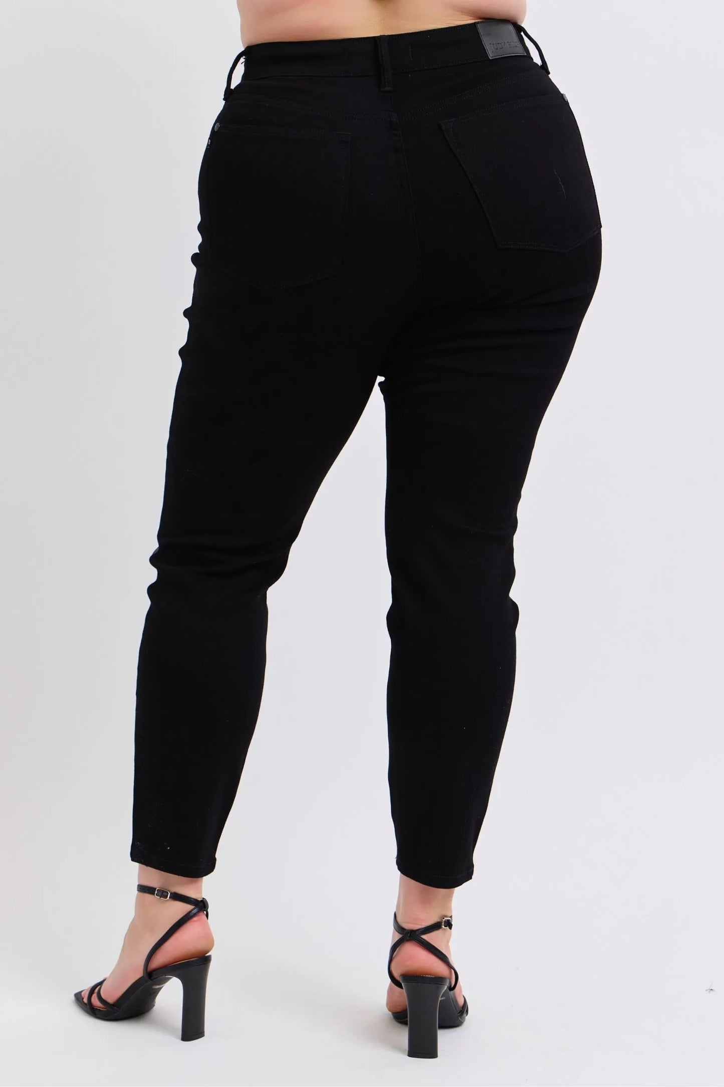 Judy Blue High-Waist Faux Leather Skinny Pants – Plus Size - Be Juliet