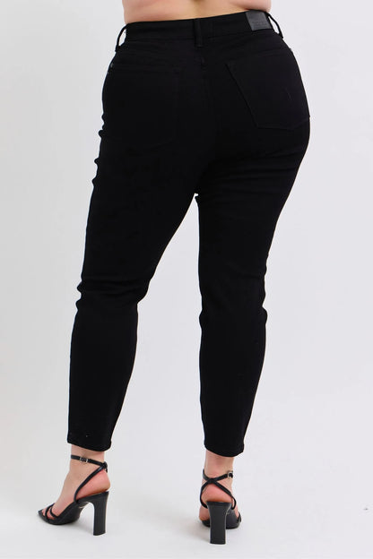 Judy Blue High-Waist Faux Leather Skinny Pants – Plus Size - Be Juliet