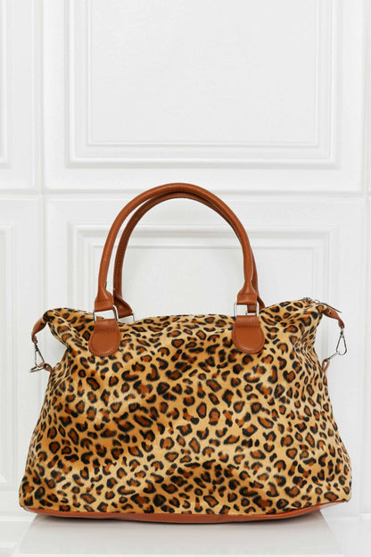 Leona Animal Print Brushed Weekender Bag - Be Juliet