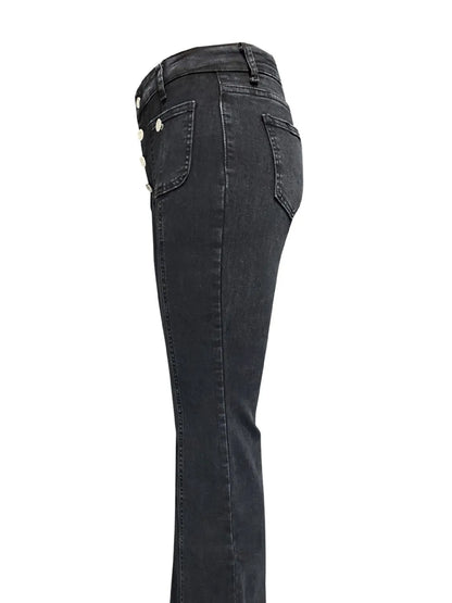 Delphine Flare Jeans – Classic Wash - Be Juliet
