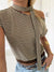 Striped Single Shoulder T-Shirt - Be Juliet