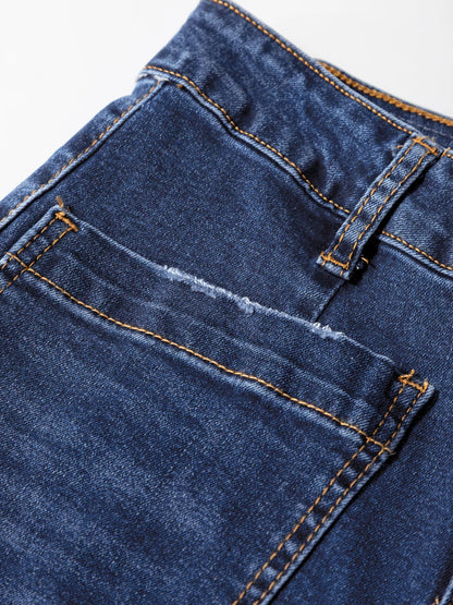 Édith Patch Pocket Shift Jeans – Soft Black - Be Juliet