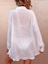Pocketed Dropped Shoulder Cover Up - Be Juliet