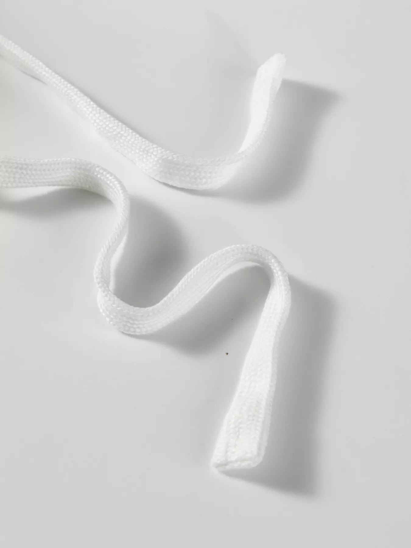 Striped Trim Round Neck Top and Pants Set - White, full-length view on model - Be Juliet