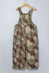 Nadia Camo Leopard Denim Overall - Be Juliet