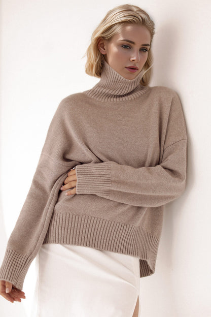Basic Bae Turtleneck Long Sleeve Sweater - Be Juliet