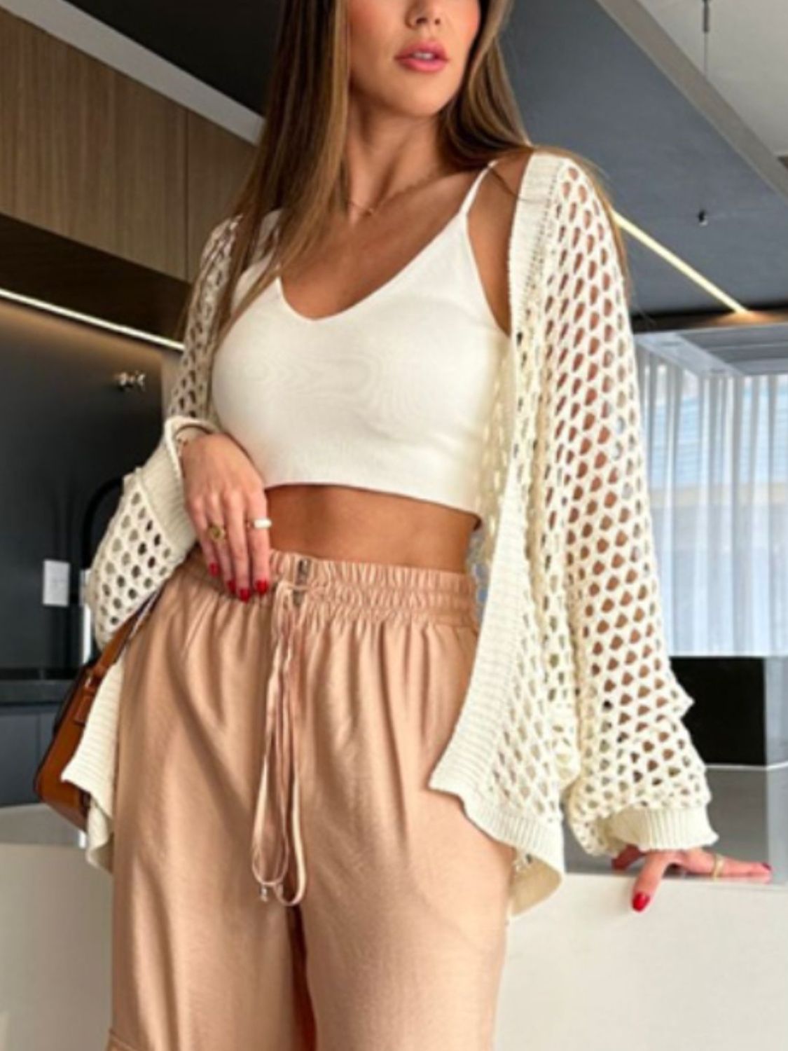 Hollow Out Open Front Cover-Up - Be Juliet
